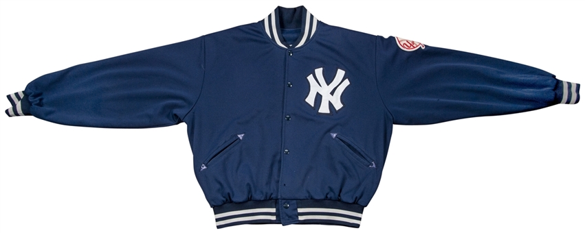 1977-79 Thurman Munson Game Used New York Yankees Jacket (MEARS)